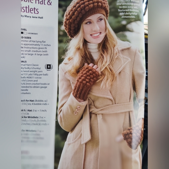 Vintage rochet World Magazine December 2012 Alpaca Afghan - Picture 6 of 10